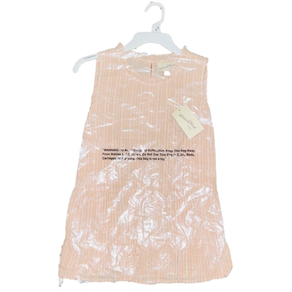 Universal Thread Striped Seersucker Peplum Cotton Tank - NWT - Picture 5 of 11